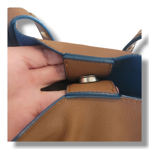 Big Buddha Tan Tote with Studded Trim - Picture 3 of 13